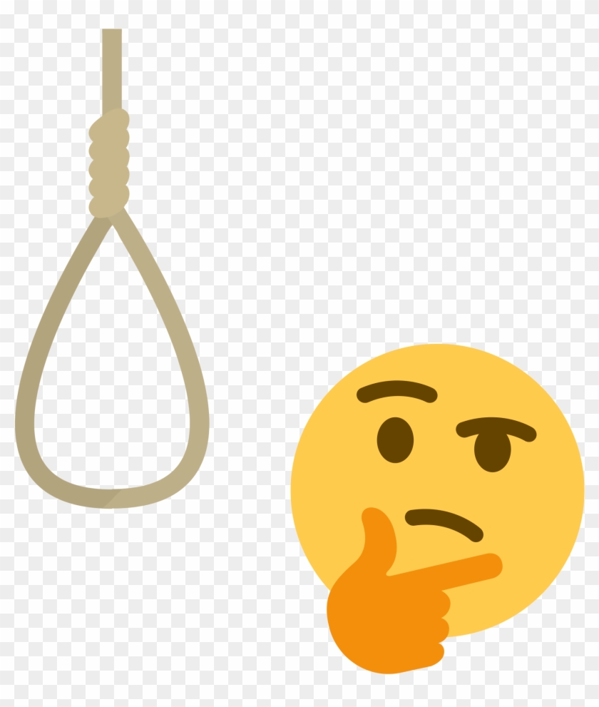 5950191 - >> - Thinking About Suicide Emoji Clipart
