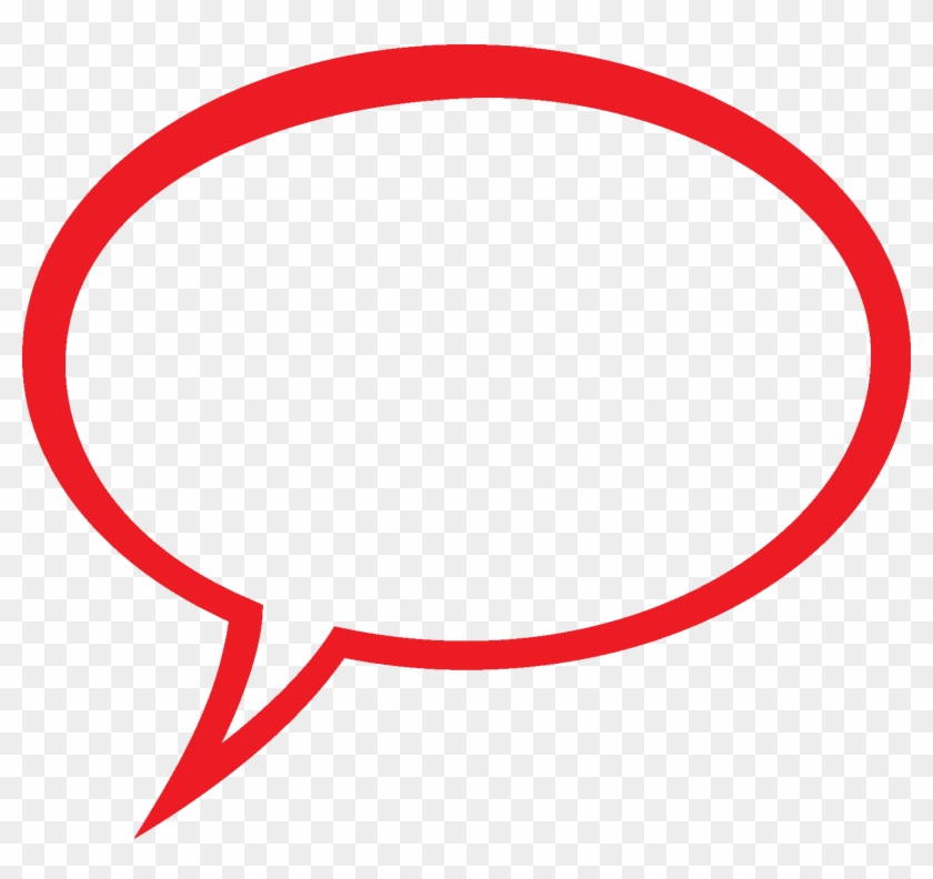 Speech Balloon Png - Red Speech Bubble Png Clipart #64925