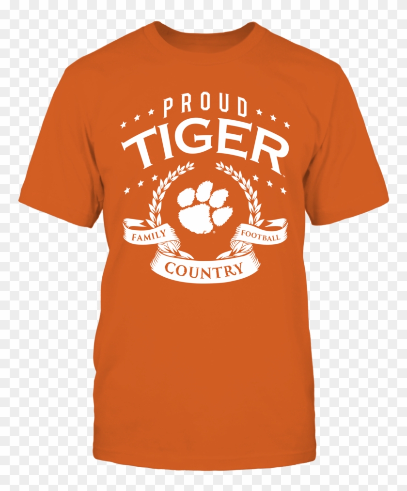 Proud Clemson Tiger T Shirt - Clemson Tigers Clipart