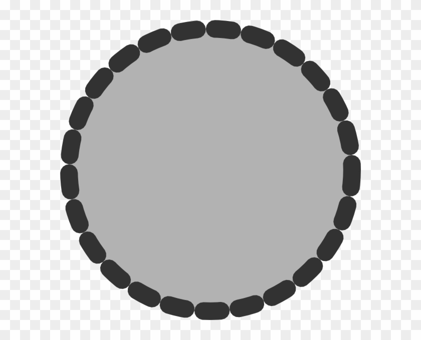 Dotted Circle Clip Art - วงกลม สี ฟ้า Png Transparent Png #65465
