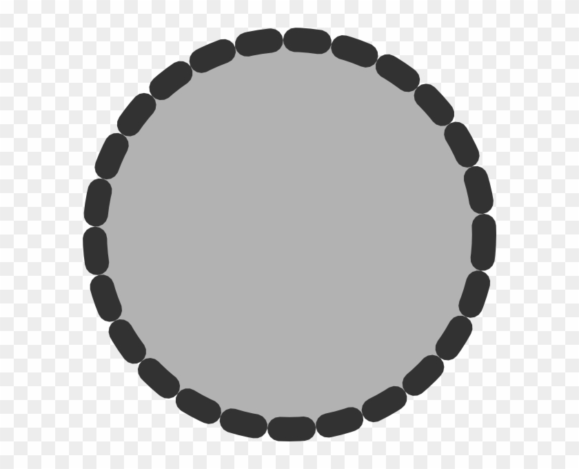 Dotted Circle Clip Art - วงกลม สี ฟ้า Png Transparent Png #65465