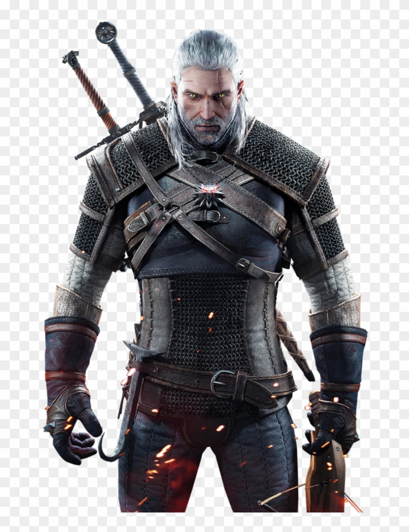 First/blind Playthrough Of - Geralt Of Rivia Clipart #65649