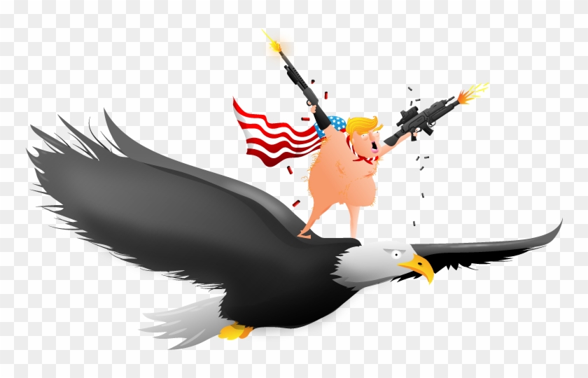 Just The Patriotism - Oatmeal Trump Clipart