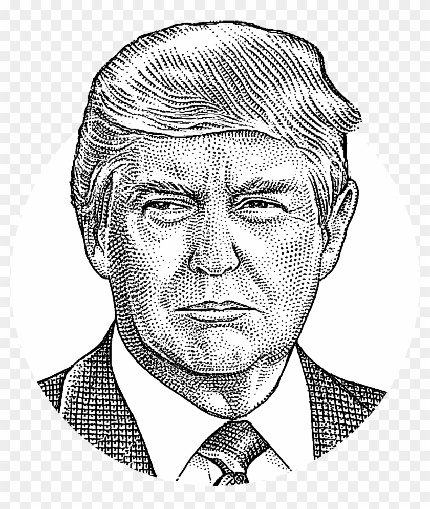 Donald Trump Has Won Alaska - Draw Donald Trump Clipart - Png Download