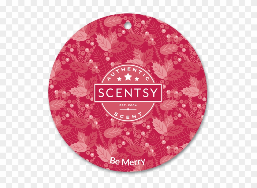 Be Merry Scentsy Scent Circle - Scentsy Clipart #66326