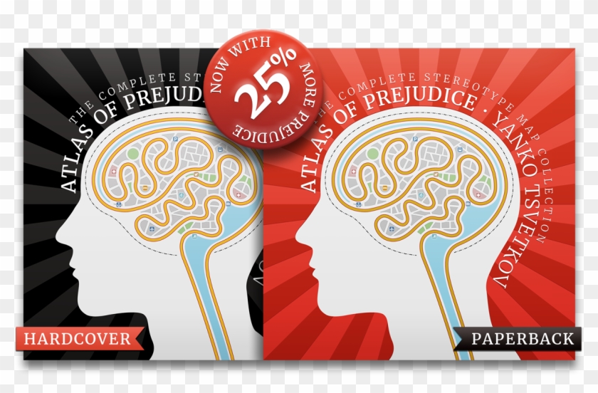 An International Bestseller, The Atlas Of Prejudice - Graphic Design Clipart
