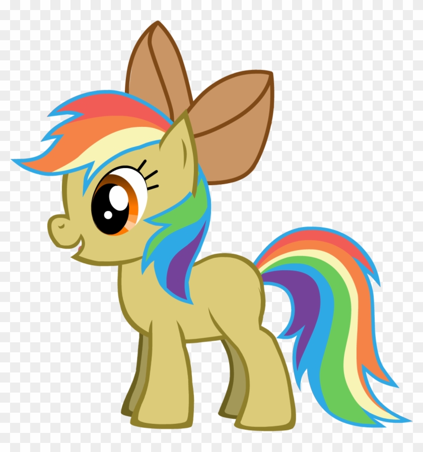 Rainbow Dash Without Wings Clipart