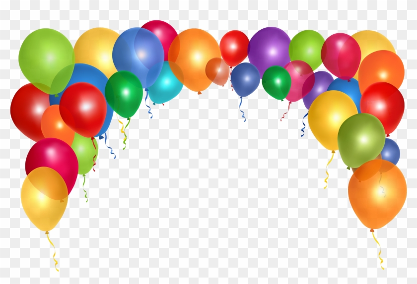 Balloons Transparent Background - Colorful Balloons Clipart - Png Download