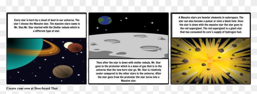 Every Star Is Born By A Cloud Of Dust In Our Univers - Planet Clipart