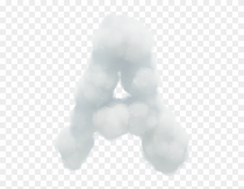 White Cloud Font - Cloud Letters Png Clipart