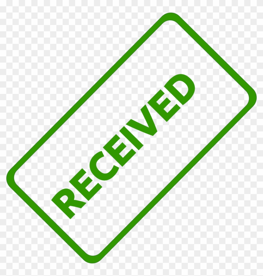 Paid Clip Art - Received Stamp Clip Art - Png Download