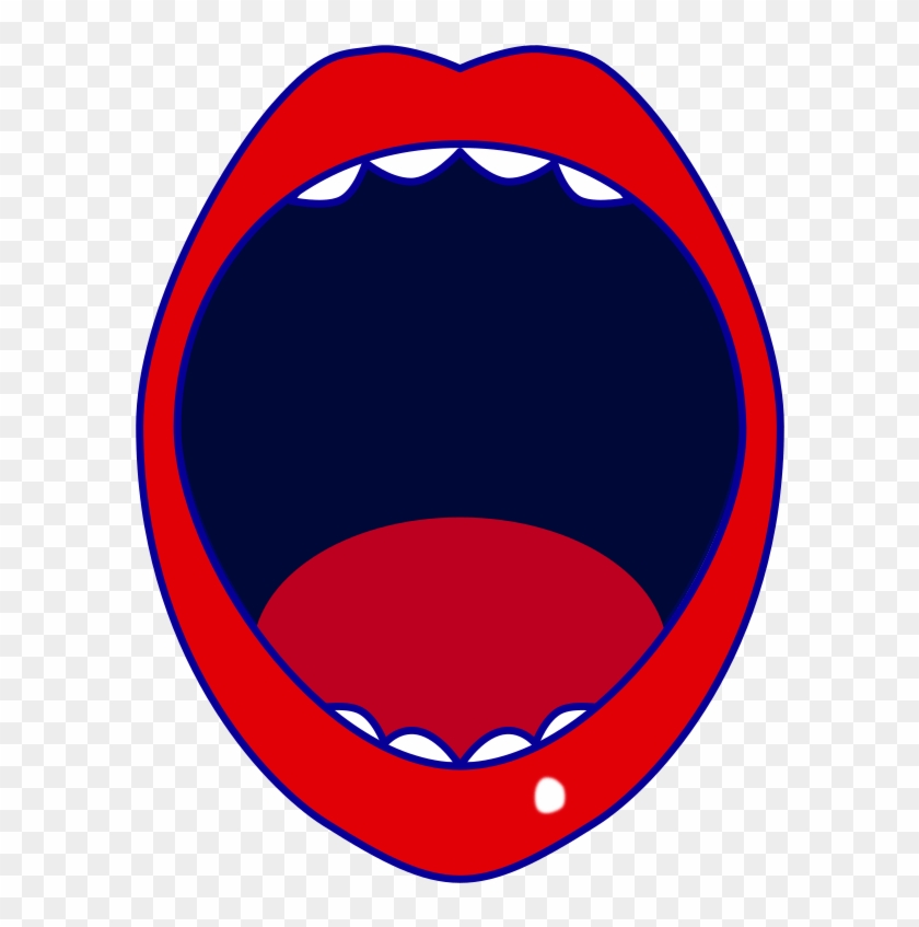 Open Cartoon Mouth - Connah's Quay Nomads F.c. Clipart