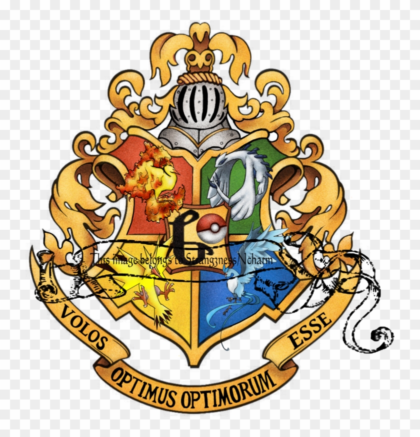 Harry Potter Clipart Hogwarts Crest - Hogwarts Logo Pokemon - Png Download #67431