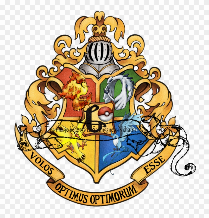 Harry Potter Clipart Hogwarts Crest - Hogwarts Logo Pokemon - Png Download