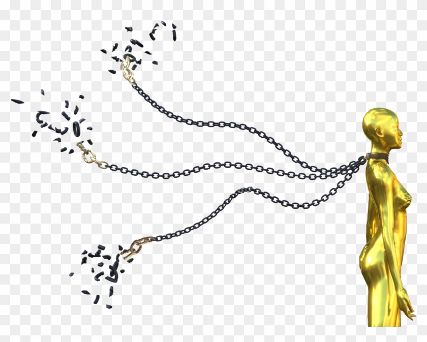 Pearls Collar, Chains And Broken - Illustration Clipart #67514