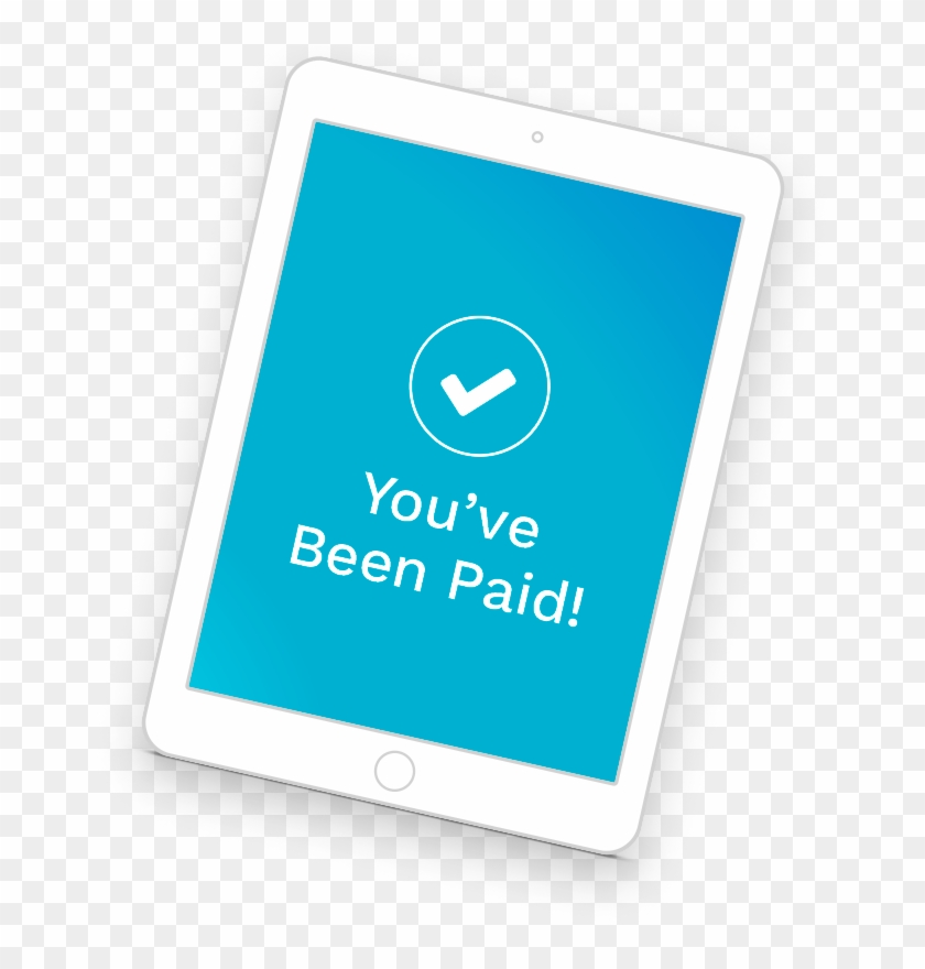 You've Been Paid - Tablet Computer Clipart #67515