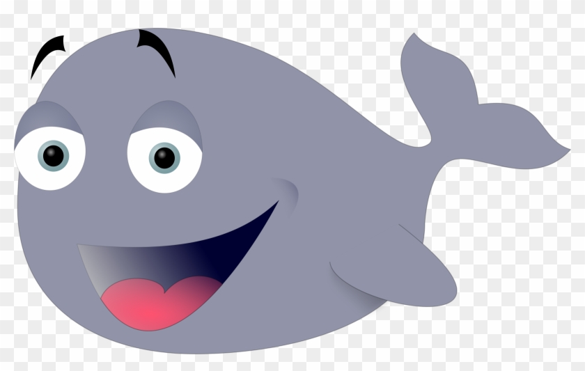 Whale Open Mouth Clipart & Whale Open Mouth Clip Art - Funny Whale Clipart - Png Download #67563