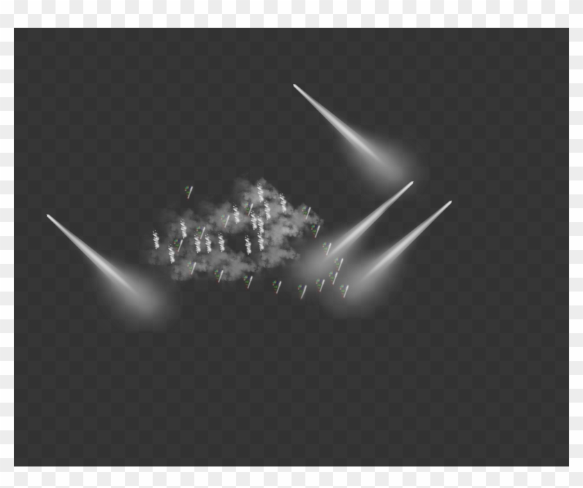 Humo Y Luces De Triangulo Cerrado - Darkness Clipart