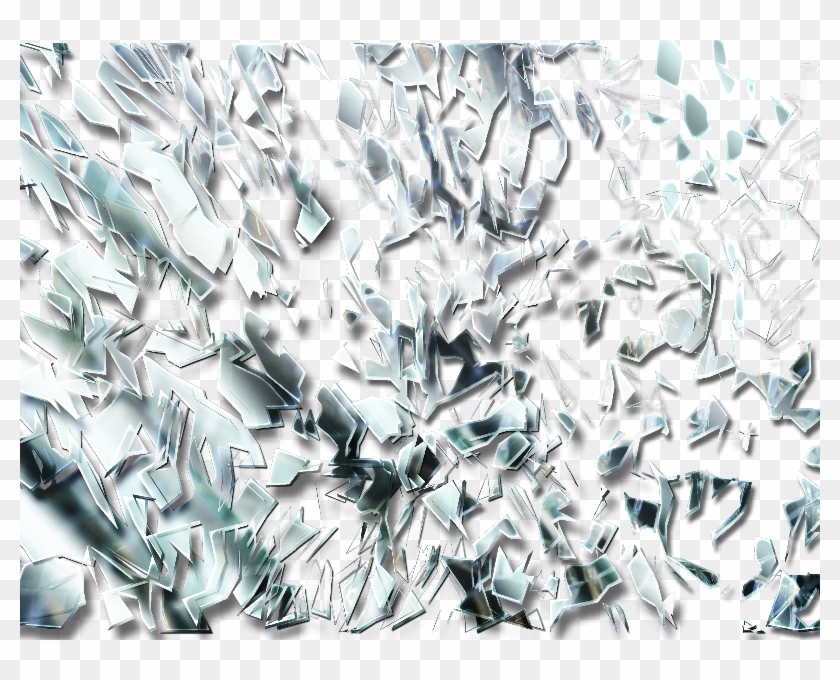 Broken Mirror With Glass Shards Png Glass Shard Transparent Background Clipart 67897 Pikpng