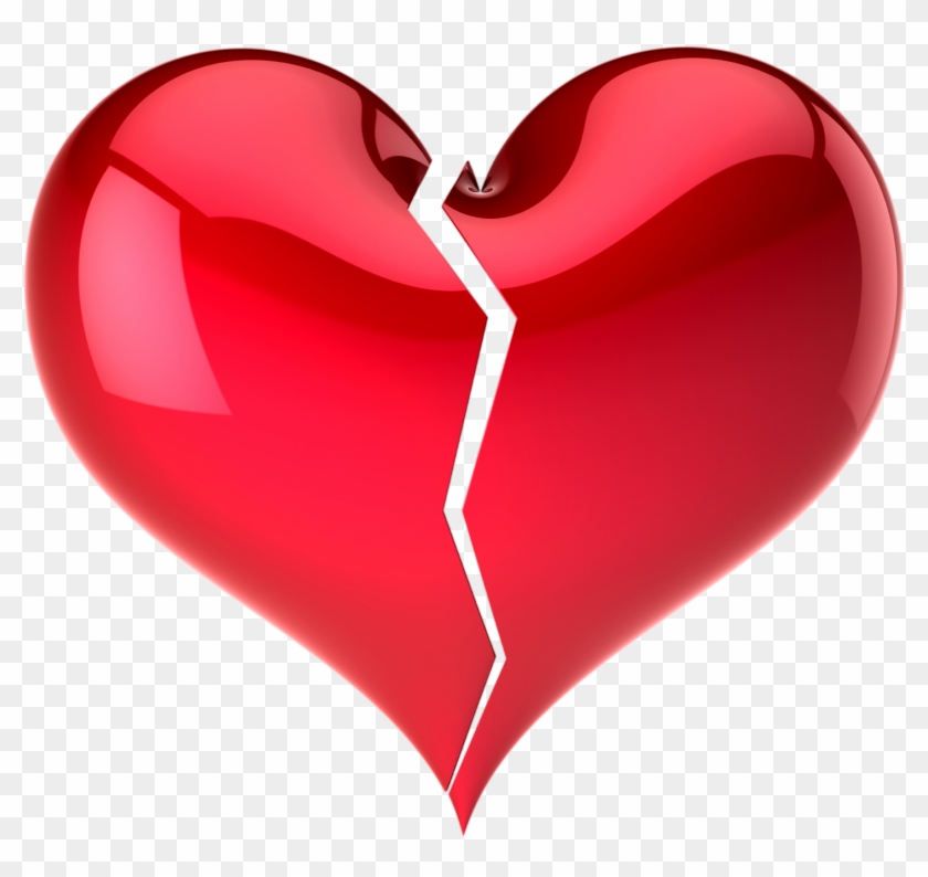 Broken Heart - Transparent Broken Heart Png Clipart #67918