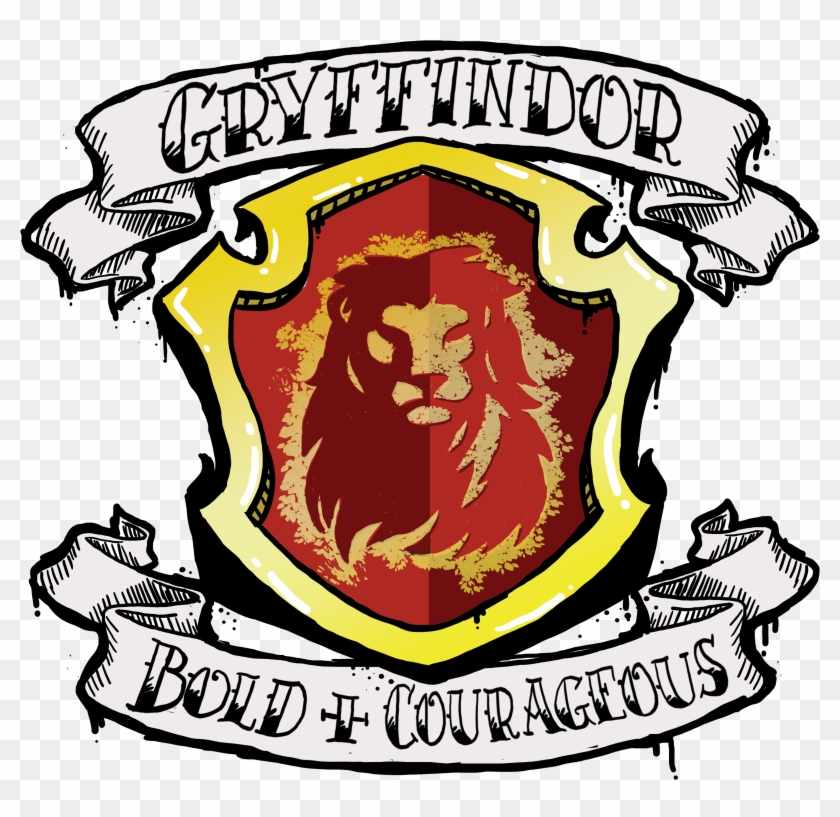 Gryffindor Pride Hogwarts Crest, Books, Hair, Crests, - Illustration Clipart #68107