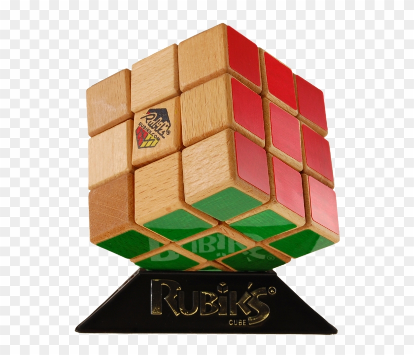 wooden rubik's cube