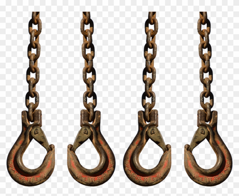 Chain Png Transparent Images - Lifting Hooks With Shackle Clipart #68267