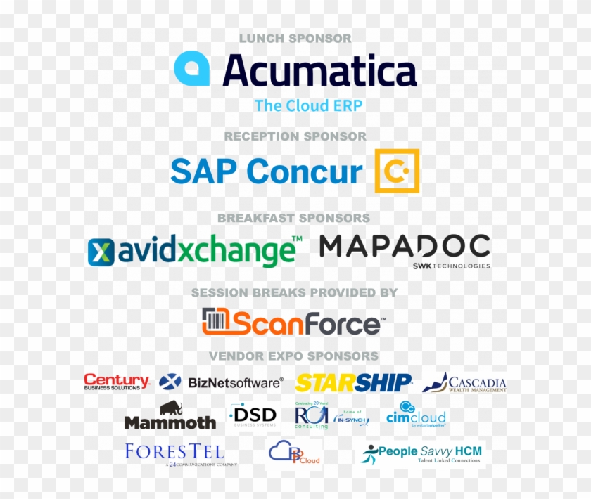 Cc2018 Sponsors Paid - Acumatica Clipart