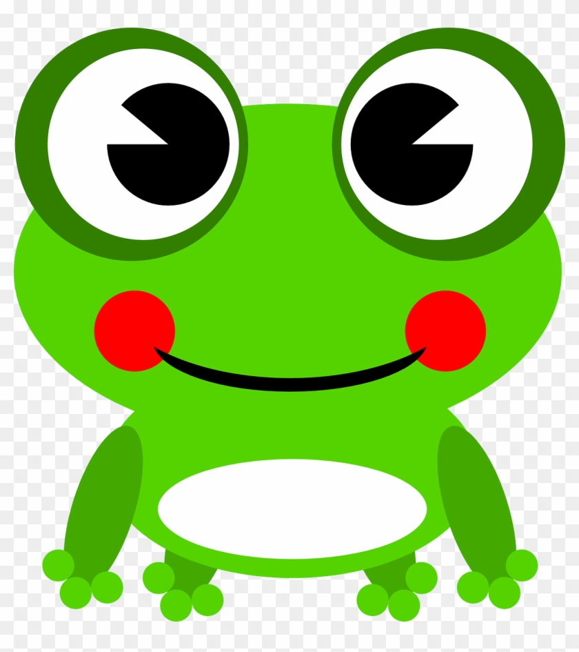 Cute Cartoon Frog - Baby Frog Clip Art - Png Download