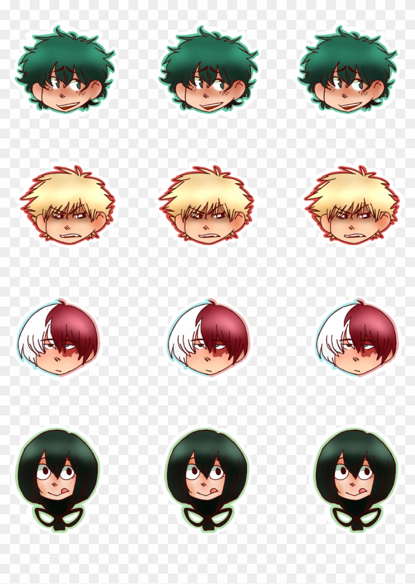 My Hero Academia Sticker Pack Clipart