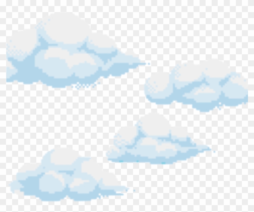 Cloud Pixel Art Png Clipart #68558
