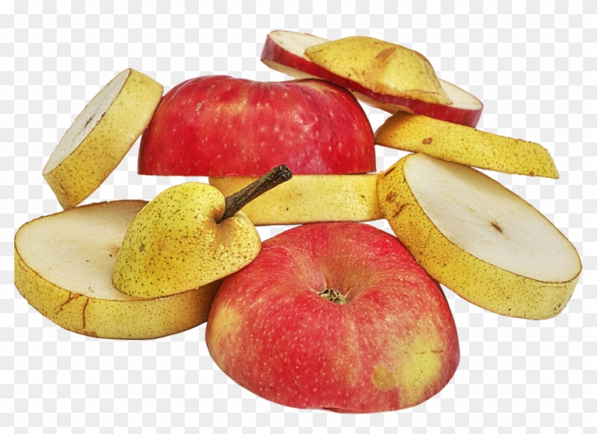 Apple Pears Fruit Fruit Slices Discs Pear Cut - Яблоки Груши Png Clipart #68591