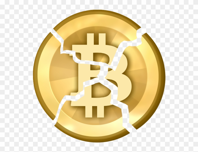 Bitcoin And The Block Chain Have Been Getting Bad Pr - Broken Bitcoin Png Clipart #68665