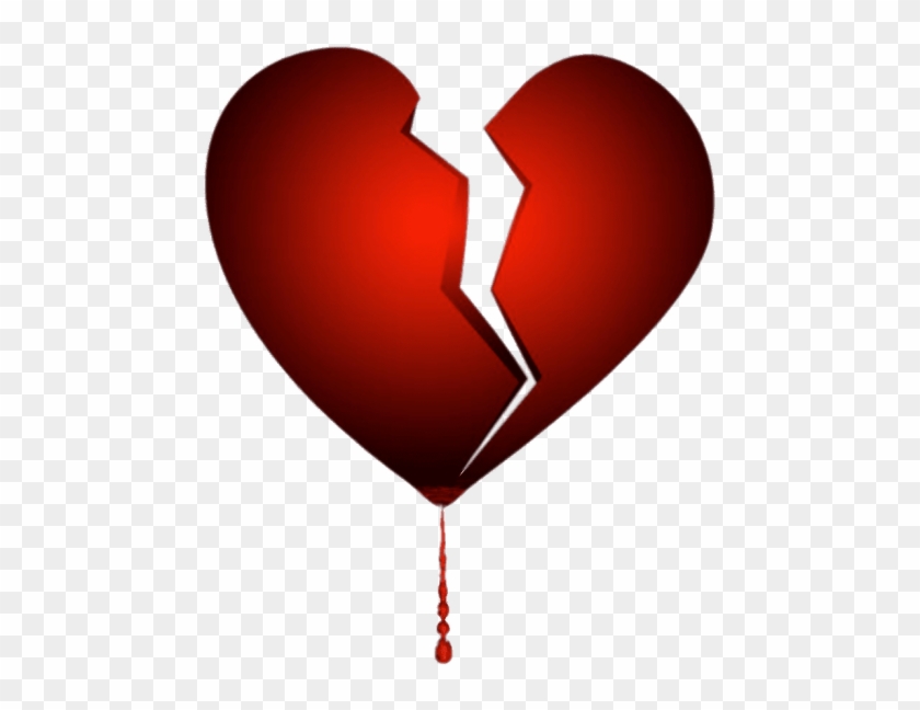 Free Png Download Broken Bleeding Heart Png Images - Broken Hearted Art Clipart #68789