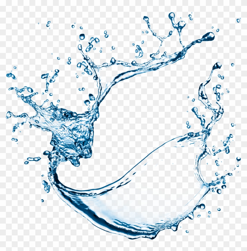 Water Transparent Png - Water Splashes Transparent Background Clipart #68939