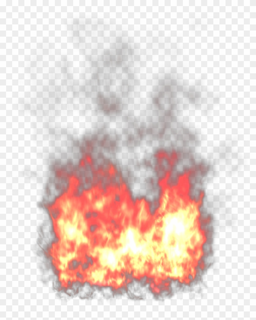Fire Explosion Clipart No Background - Real Fire Transparent Background - Png Download