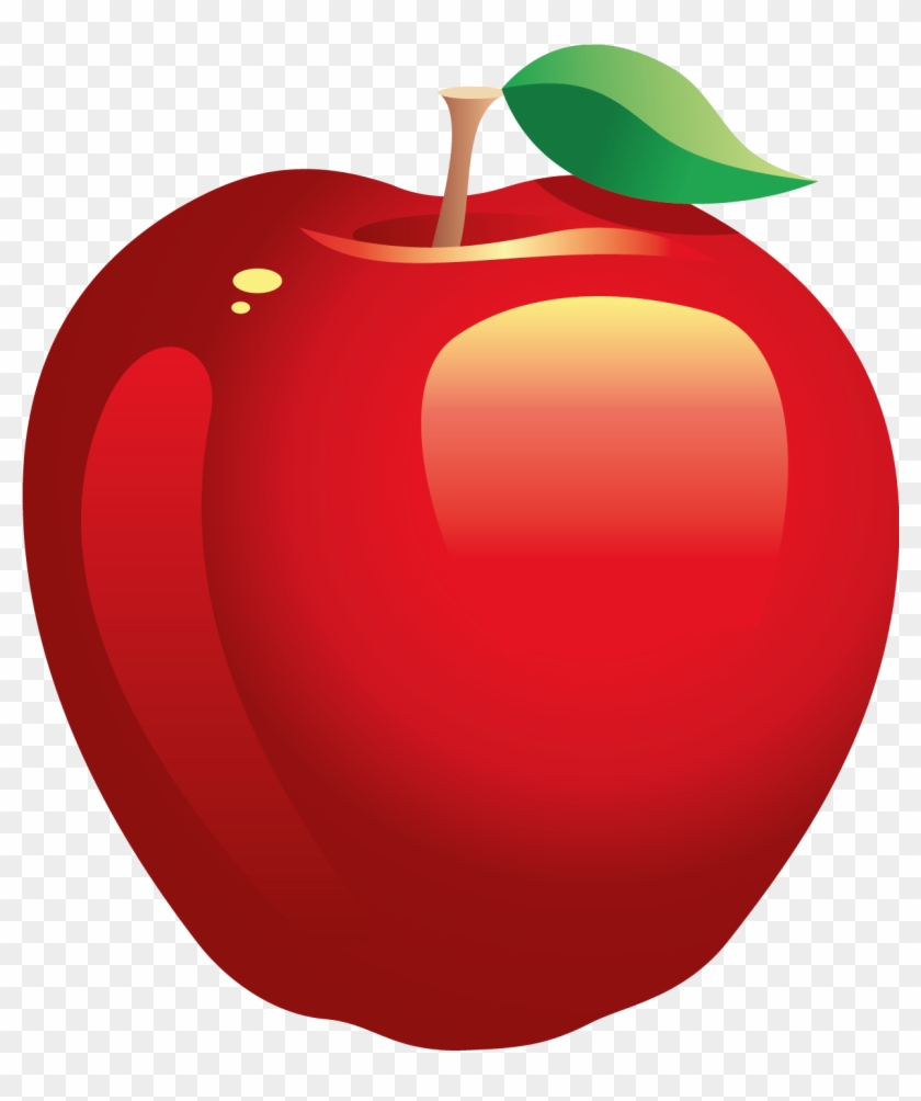 1271 X 1449 5 - Red Apple Clipart Png Transparent Png #69056