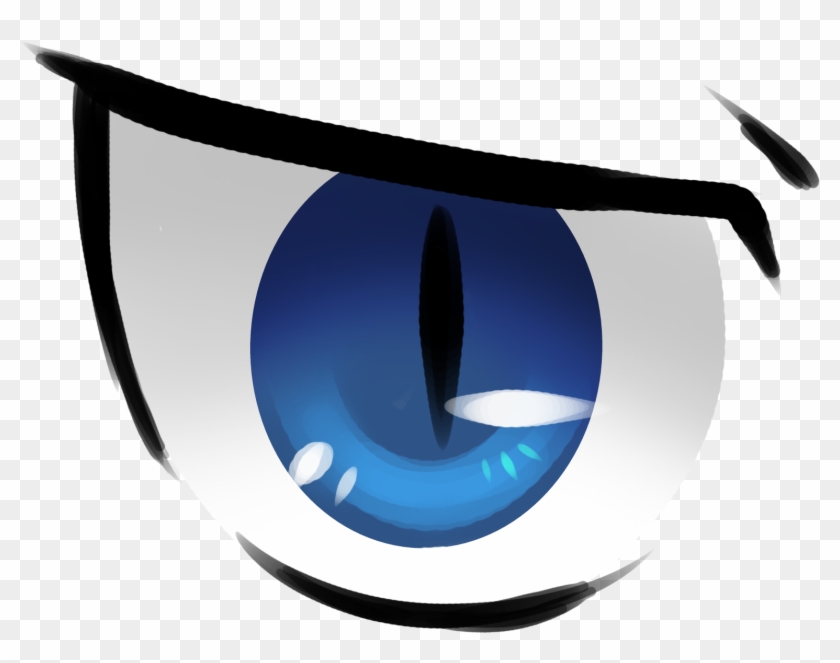 0 - Blue Anime Eyes Transparent Clipart #69151