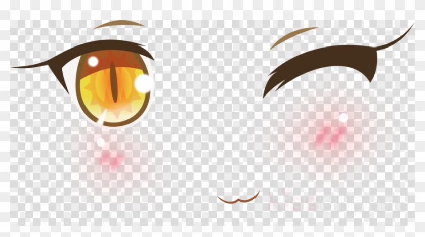 Anime Eyes Png Clipart Cat Eye - Border Pink Flower Png Transparent Png