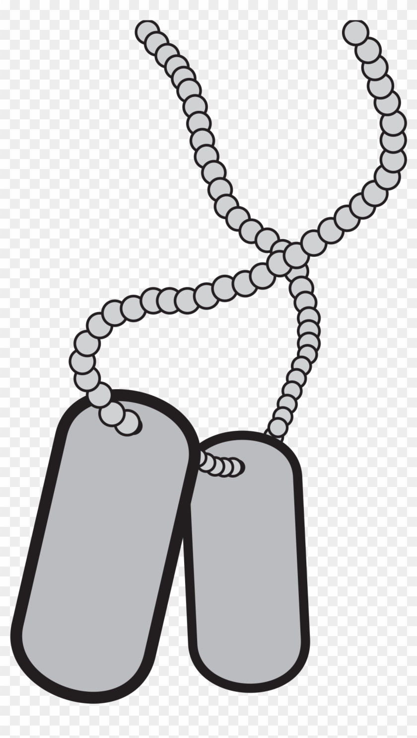Military Dog Tags Service Armed Forces No Name Transparent - Military Dog Tags Clipart - Png Download
