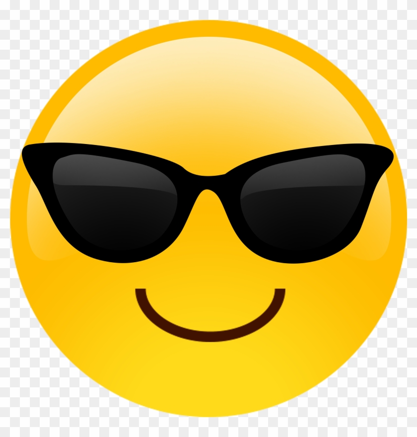Emoji Transparent Sunglasses Clipart Emoji Pencil And - Sunglasses Emoji - Png Download