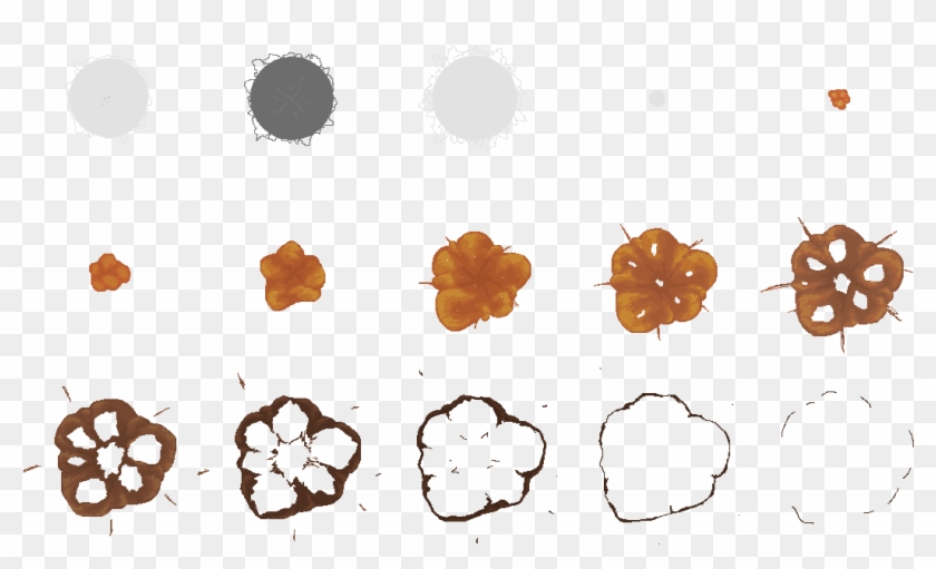 Explosion1 - Pixel Explosion Sprite Sheet Clipart