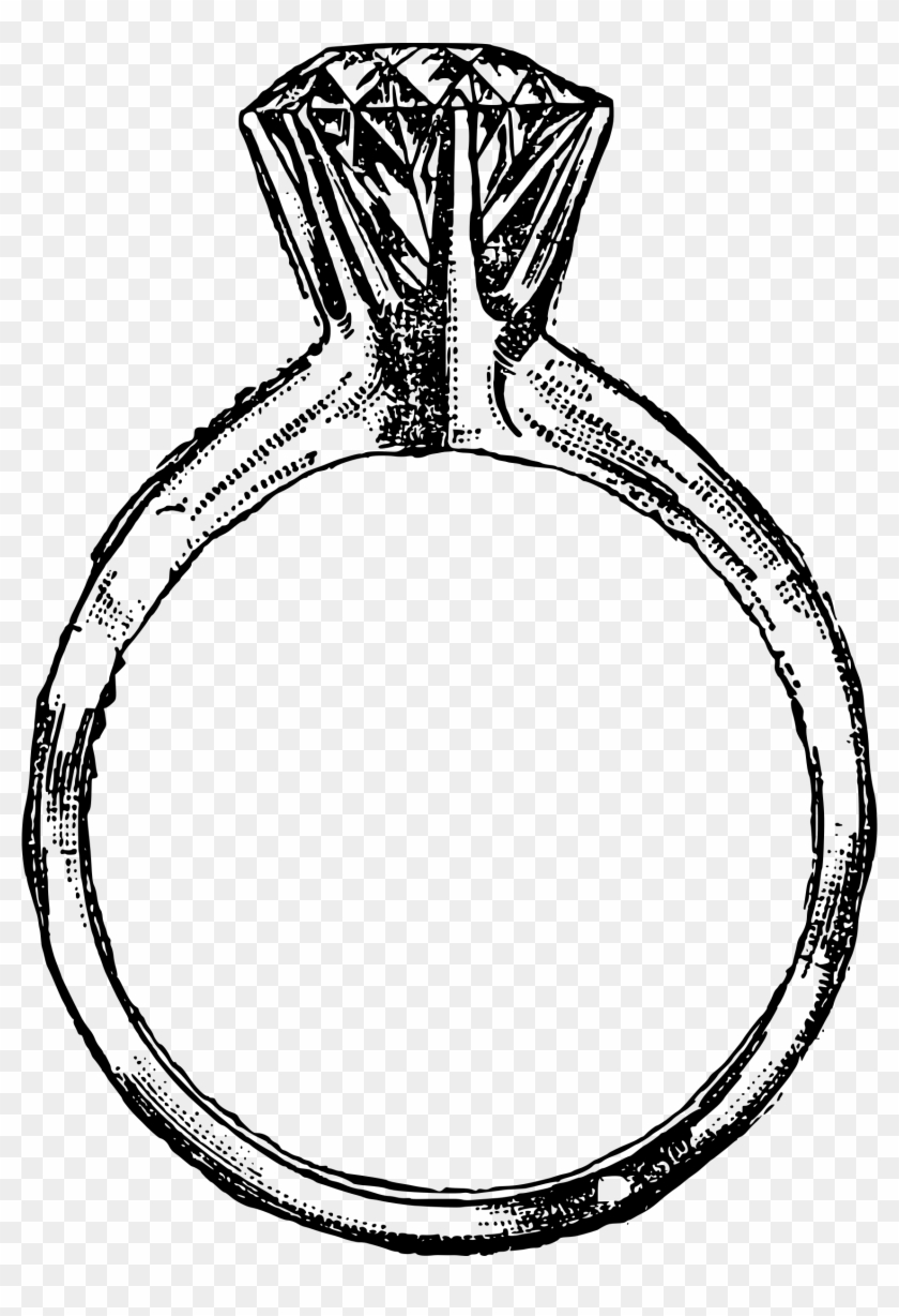 Ring Clipart Png Tumblr - Diamond Ring Vector Png Transparent Png #69362