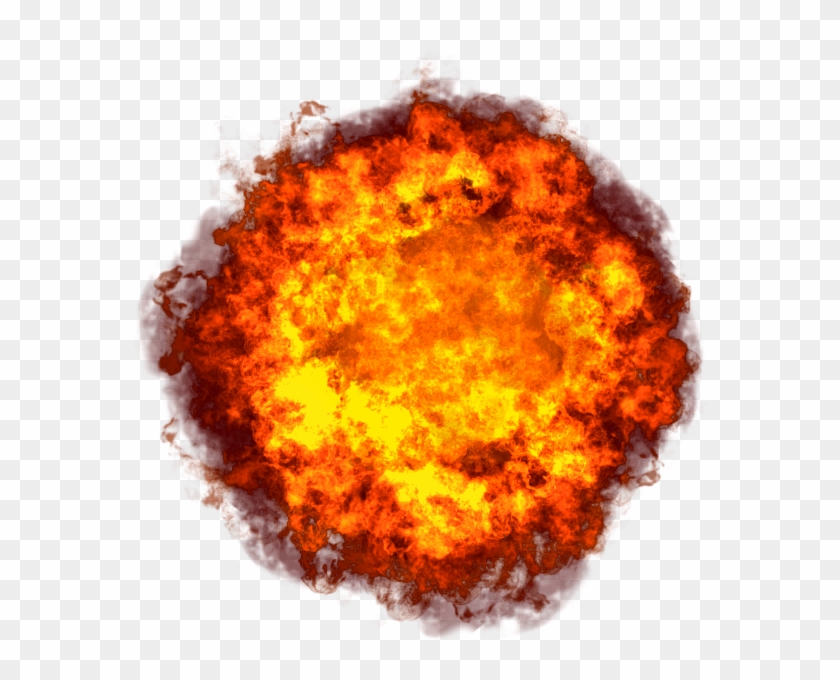Huge Fireball - Explosion Png Clipart
