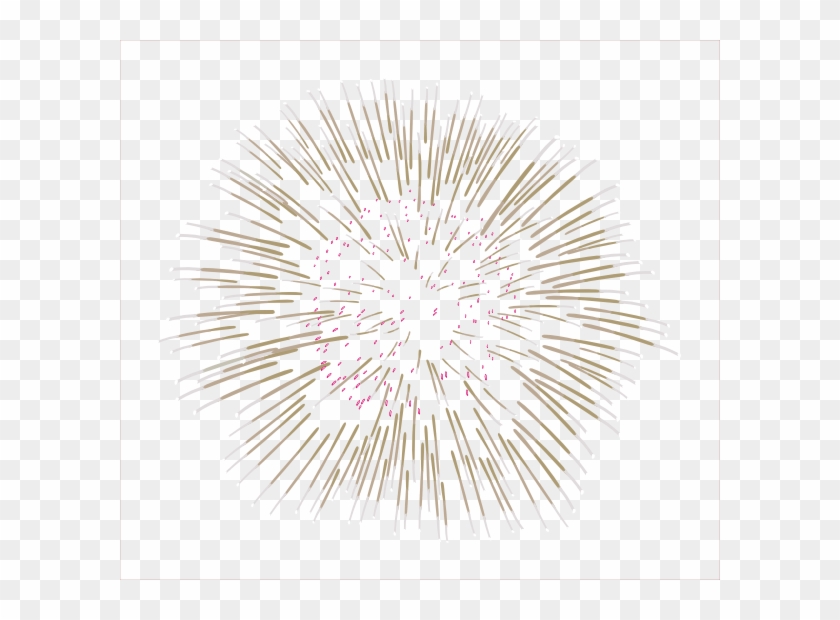 Explosion Clipart Firework - Red Fireworks On Transparent Background - Png Download #69720