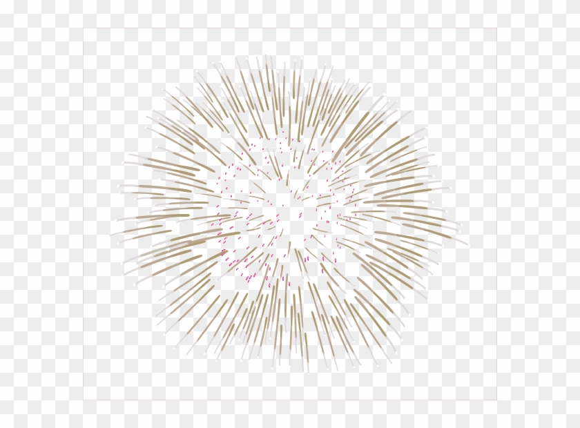 Explosion Clipart Firework - Red Fireworks On Transparent Background - Png Download
