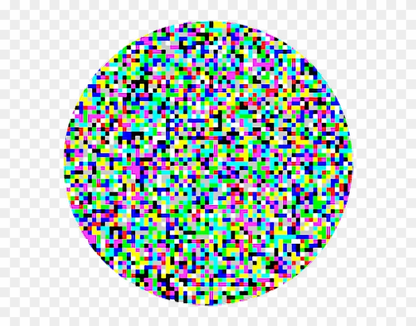 Circle Tumblr Aesthetic Remixit Círculo Freetoedit - Pixel Glitch Texture Clipart