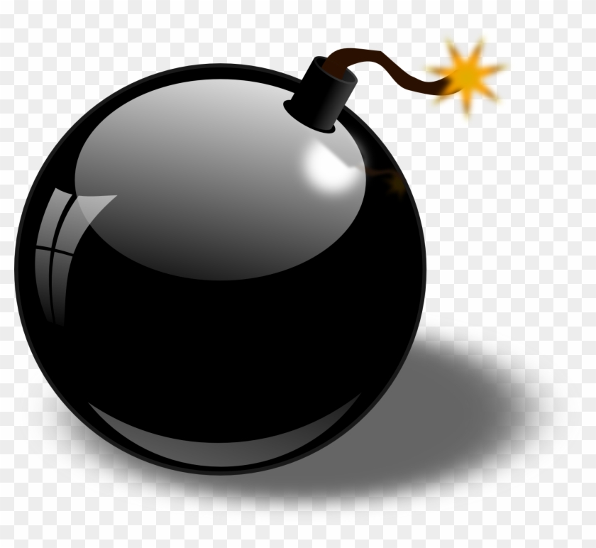 Bomb, Explosive, Detonation, Fuze, Fuse, Explosion - Cartoon Bomb Png Clipart #69879