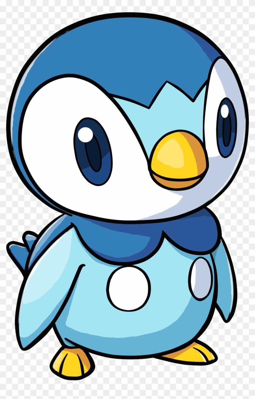 Piplup Has This Huge Rounded Head With Ⓒ - Pokemon Piplup Clipart #69948