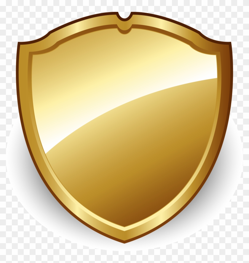 Gold Shield Png - Portable Network Graphics Clipart